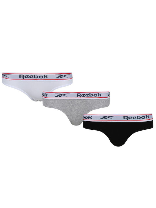 Reebok Bumbac Femei Alunecare 3Pack