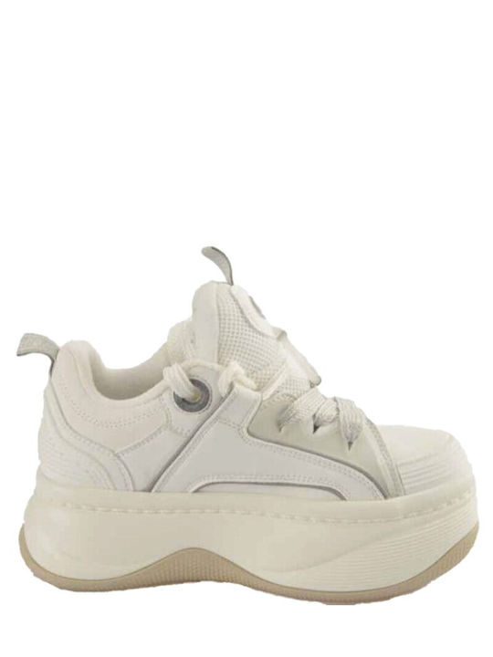Buffalo Orcus Chunky Sneakers White