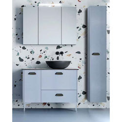 Chrisart Waschtisch mit Waschbecken & Spiegel L...