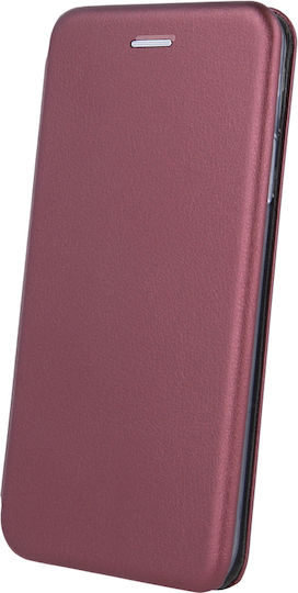 Techwave Book Plastic / Synthetic Leather Burgundy (Redmi 12C)