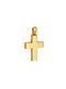 Daskalakis Herren Gold Kreuz 14K