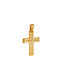 Daskalakis Herren Gold Kreuz 14K