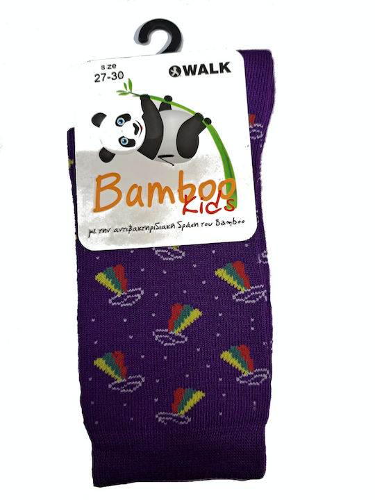 Walk Kids' Socks Purple