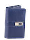 Large Leather Women's Wallet Classic Purple