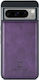 DG.MING Back Cover Synthetic Leather Purple (Google Pixel 8 Pro)