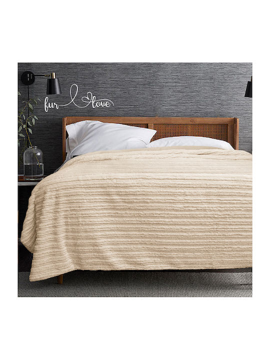 Go Smart Home Κουβερτοπάπλωμα Μονό 160x220εκ. Cosy Life Κρέμ