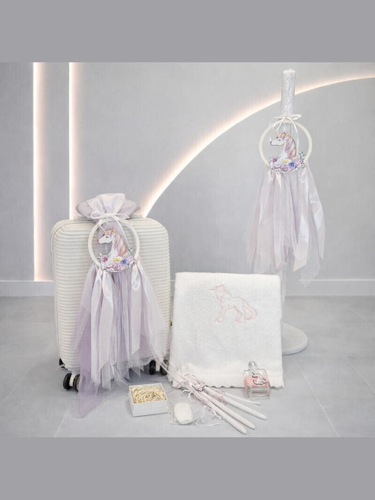 Katsigiannis Taufset mit Thema Einhorn 6Teile Z60-246