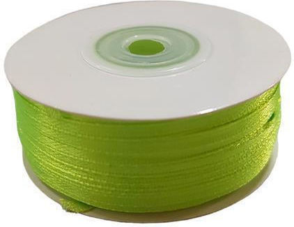 Next Satin Panglică Cu două fețe Monocromie Verde 100metri