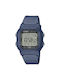 Casio Digital Uhr Chronograph Batterie mit Blau Kautschukarmband