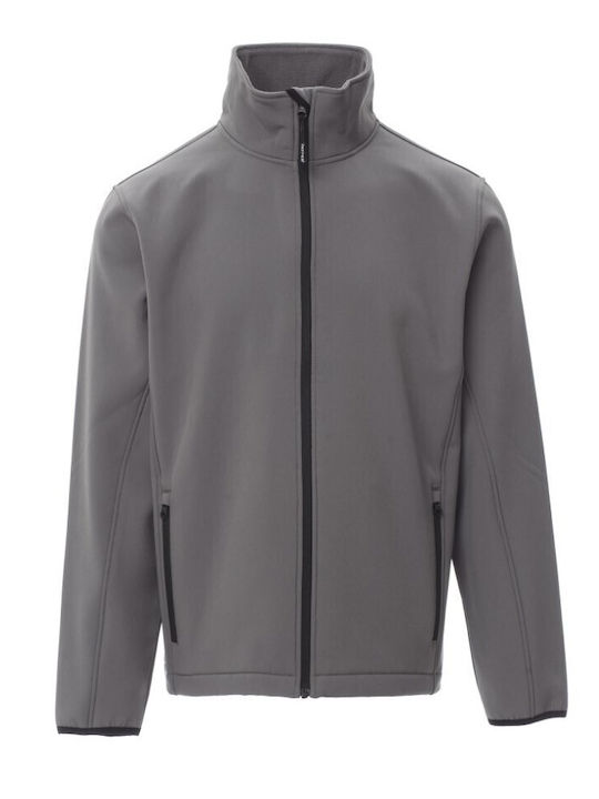 Payper Perth Μπουφάν Εργασίας Softshell με Επένδυση Fleece Γκρι