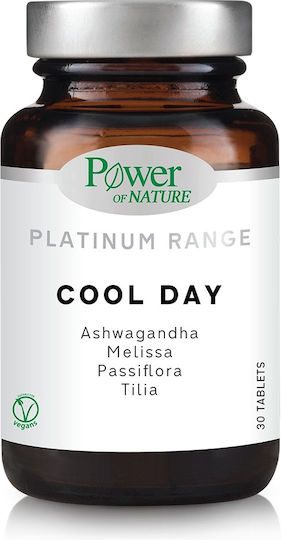 Power Of Nature Platinum Range Cool Day Συμπλήρωμα για το Άγχος 30 ταμπλέτες Cool Day