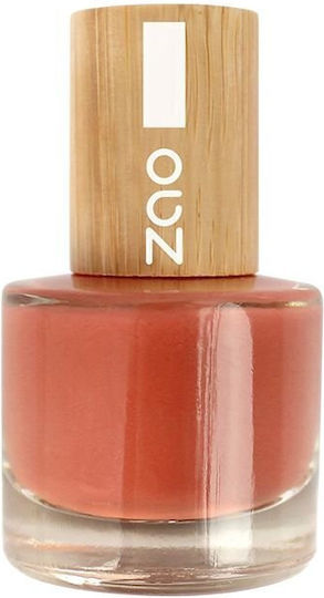 Zao Organic Makeup Glossy Βερνίκι Νυχιών 685 Terracotta 8ml