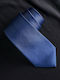 Epic Ties Men's Tie Silk Monochrome Blue Royal