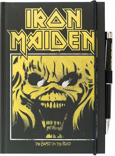 Grupo Erik Notebook A5 96 Sheets with Hard Cover and Pen Holder Black