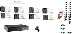 Hikvision Σύστημα Παρακολούθησης 4 Καμερών CCTV