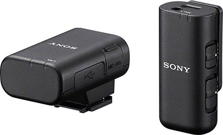 Sony ECM-W3S Wireless Microphone Πέτου, Clip On for Vocals