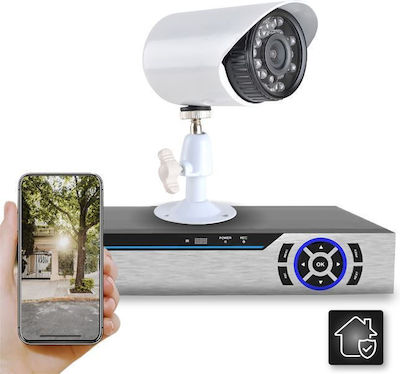 Sistem Integrat CCTV Wi-Fi cu Ecran cu 1 Cameră Wireless 1080p