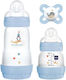 Mam Plastic Baby Bottle Set Starter Set Anti-Co...