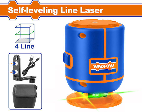 Wadfow Linear Laser Level Green Beam with Working Range 30m