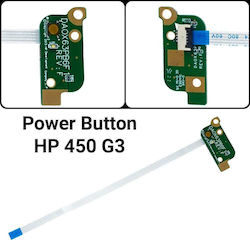 with Power Button Flex Cable for HP Laptop ProBook HP PROBOOK 450 G3