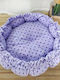 Hundebett Nest Lila 60x60cm.
