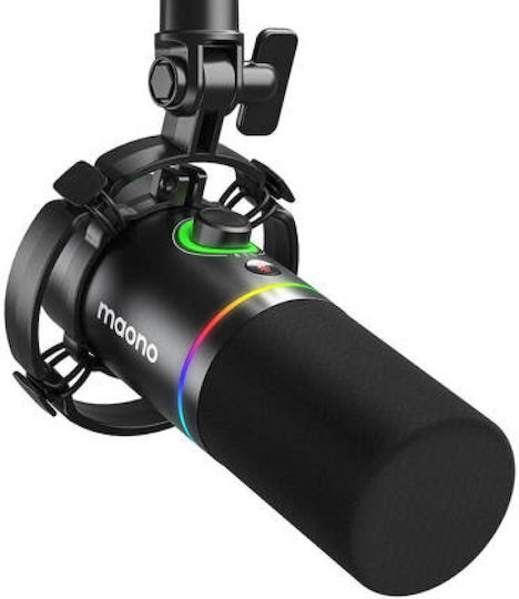 Maono PD200x Δυναμικό Μικρόφωνο Επιτραπέζιο, Shock Mounted για Φωνητικά