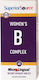 Superior Source Women's B-complex Витамин за Енергия, Косата & Кожата 60 подезични таблетки