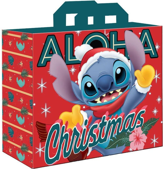 Konix Weihnachtlich Tasche für Geschenke Rot 40x45x20cm.