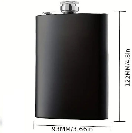 Panora Flask Stainless Steel Black 240ml