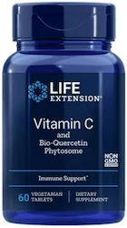 Life Extension Vitamin C & Bio-Quercetin Phytosome Vitamin for Energy & Immune System Boost Phytosomal 60 tabs