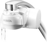 Brita On Tap V White Activated Carbon Faucet Mount Water Filter