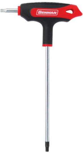 Benman Κλειδί Torx σε Σχήμα Ταφ με Μύτη Μεγέθους T30