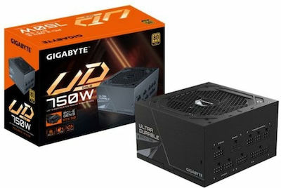 Gigabyte 750W Black Computer Power Supply Full Modular 80 Plus Gold (GP-UD750GM-PG5)