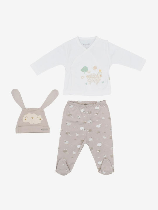 Biorganic Kids Pajamas Cotton Ecru