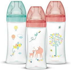 Dodie Set aus Plastikflaschen Gegen Koliken mit Silikonsauger für 6+ Monate 330ml 3Stück