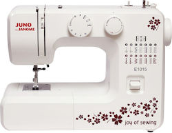 Janome Haushaltsnähmaschine Juno Weiß