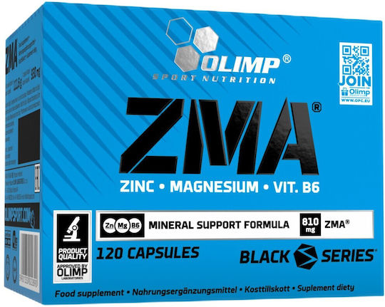 Olimp Sport Nutrition Zma με Βιταμίνη B6 120 κάψουλες