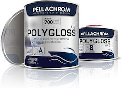 Pellachrom Polygloss A+B Farben Oberbau Boot Bl...