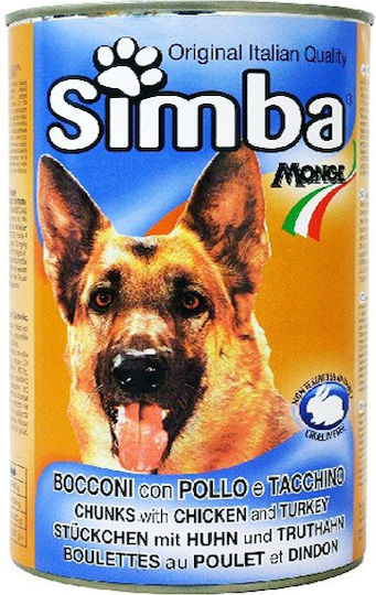 Simba Monge Υγρή Τροφή Σκύλων σε Κονσέρβα με Γαλοπούλα και Κοτόπουλο 415gr