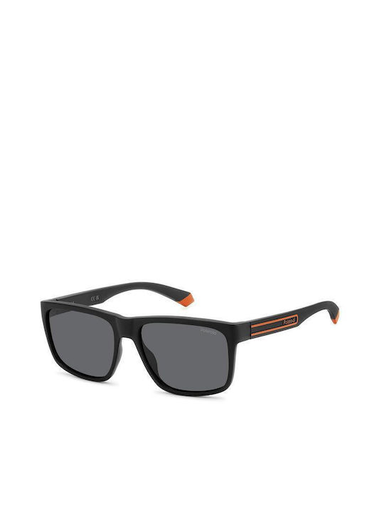 Polaroid Sunglasses with Black Plastic Frame an...