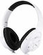 105180 Fără fir Bluetooth Over Ear Căști cu Radio cu 6 ore de Funcționare Albe