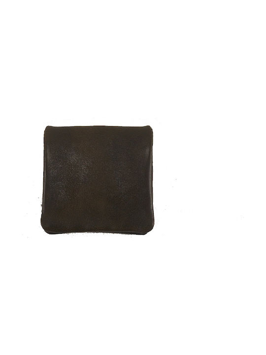 Mybag Δερμάτινο Ανδρικό Πορτοφόλι Κερμάτων Σκούρο Καφέ