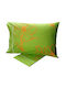 Sunshine Sheet Sets Single 160x260cm. Cotton Feelings Printed Green 3pcs