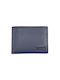 Aeronautica Militare Men's Leather Wallet with RFID Blue