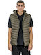 Ärmellos Jacke Khaki