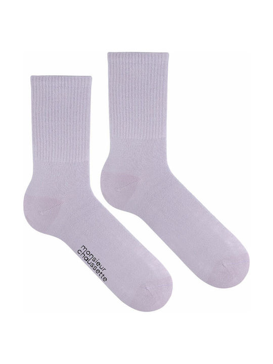 Monsieur Chaussette Solid Color Socks MOV