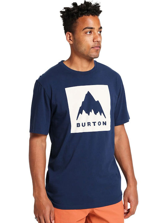 Burton Mountain High Bluza Bărbătească cu Mânecă Scurtă 400/DRESS BLUE