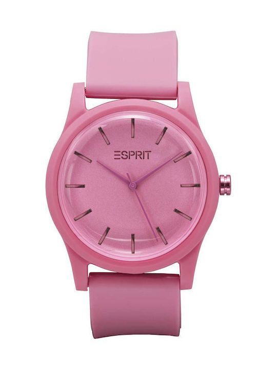 Esprit Joy Ceas de Damă cu Roz Curea din Cauciuc
