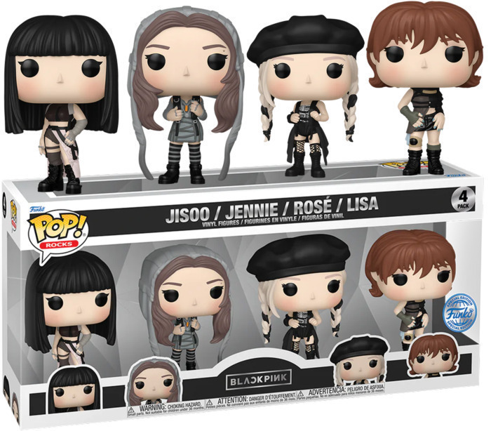 Funko Pop! Rocks: Jisoo Jennie Rose Lisa 4-pack Ediție Specială
