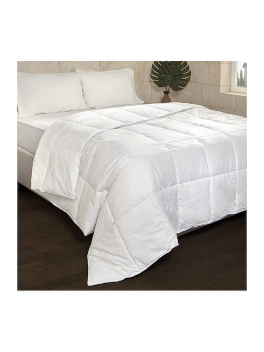 Aigaion Double Feathery Quilt 240x260cm White 250 GSM